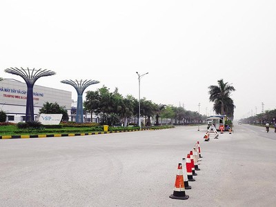 Singapore tiếp tục giữ vững ngôi vị dẫn đầu dòng vốn đầu tư nước ngoài vào Việt Nam. Trong ảnh: Khu công nghiệp VSIP Hải Dương