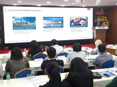 Ông Võ Hồng Thắng, Phó Giám đốc R&D DKRA Vietnam phát biểu tại Hội thảo