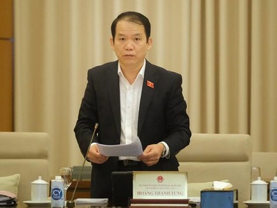 Chủ nhiệm Uỷ ban Pháp luật Hoàng Thanh Tùng.