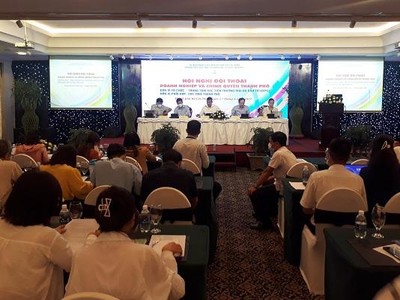 Toàn cảnh buổi đối thoại giữa doanh nghiệp và chính quyền TP.HCM.