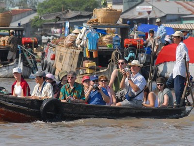 Các tỉnh miền Tây Nam bộ đang là điểm đến hấp dẫn với du khách trong và ngoài nước. Ảnh: Lê Toàn