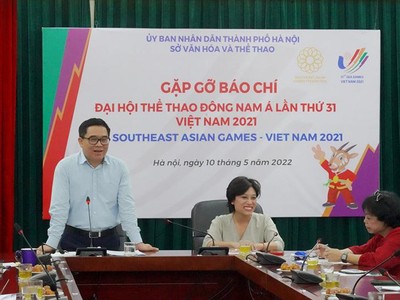 Ông Đỗ Đình Hồng, Giám đốc Sở Văn hóa và Thể thao Hà Nội cho biết, Hà Nội phấn đấu đóng góp 1/3 số huy chương của Đoàn thể thao Việt Nam tại SEA Games 31.