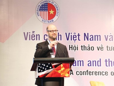 Ông Adam Sitkoff, Giám đốc điều hành Phòng Thương mại Hoa Kỳ (AmCham) tại Hà Nội.