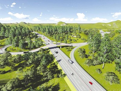 Phối cảnh cao tốc Gia Nghĩa (Đắk Nông) - Chơn Thành (Bình Phước) 