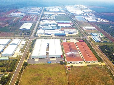 Nguồn thu từ cho thuê hạ tầng khu công nghiệp đóng góp lớn vào kết quả lợi nhuận của nhiều doanh nghiệp. Ảnh: Lê Toàn