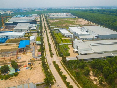 Khu công nghiệp Amata (Đồng Nai) đang được thí điểm chuyển đổi sang khu công nghiệp sinh thái. Ảnh: Lê Toàn 