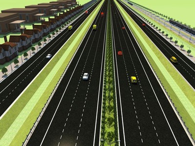 Phối cảnh Dự án đường vành đai 4 - vùng Thủ đô.