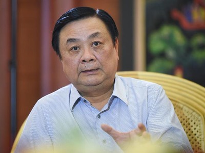 Bộ trưởng Bộ Nông nghiệp và Phát triển nông thôn Lê Minh Hoan.