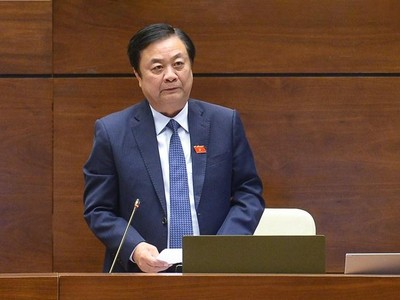 Bộ trưởng Lê Minh Hoan trả lời tại phiên chất vấn sáng 8/6