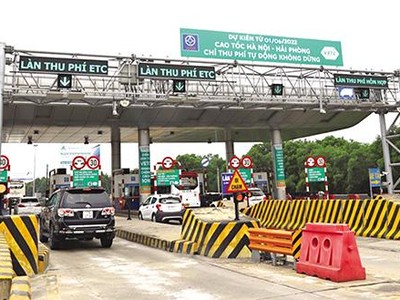 Cao tốc Hà Nội - Hải Phòng là tuyến cao tốc đầu tiên thí điểm áp dụng thu phí không dừng hoàn toàn từ ngày 1/6.