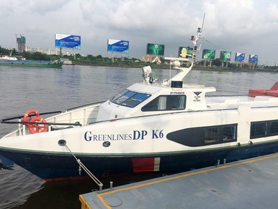 Tàu cao tốc hoạt động tuyến TP.HCM - Vũng Tàu