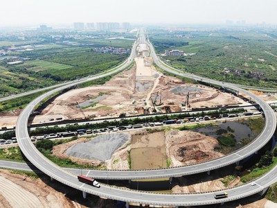 Tuyến đường Vành đai 4 đi qua địa phận các địa phương Hà Nội, Hưng Yên, Bắc Ninh, Vĩnh Phúc 