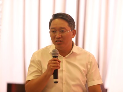 Bí thư Tỉnh ủy Khánh Hòa Nguyễn Hải Ninh phát biểu tại Tọa đàm Liên kết phát triển tiểu vùng Nam Trung Bộ trong bối cảnh mới 