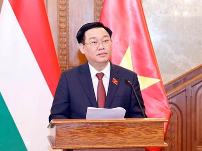 Chủ tịch Quốc hội Vương Đình Huệ phát biểu tại cuộc Tọa đàm - (Ảnh: DT).