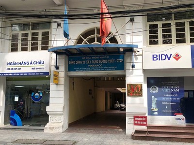 Trụ sở của Tổng công ty Xây dựng đường thủy - CTCP (Vinawaco)