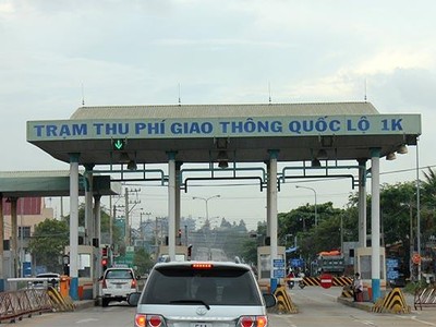Trạm thu phí trên quốc lộ 1K thuộc địa phận tỉnh Đồng Nai 
