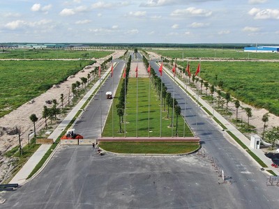 Một dự án khu công nghiệp mới đang triển khai. Ảnh: Thành Nguyễn