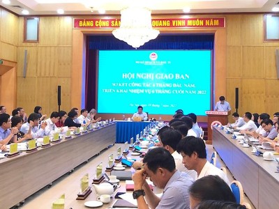 Hội nghị giao ban sơ kết công tác 6 tháng đầu năm, triển khai nhiệm vụ 6 tháng cuối năm 2022 Bộ Kế hoạch và Đầu tư.