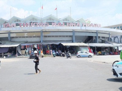 Dự án chợ Đầm, TP. Nha Trang, tỉnh Khánh Hòa vẫn chưa hết rắc rối. Ảnh: Nhiệt Băng