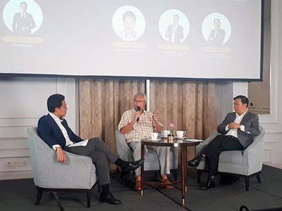 Luật sư Phạm Vũ Khánh Toàn - Trưởng VP Luật sư Phạm & Liên danh chia sẻ tại tọa đàm.