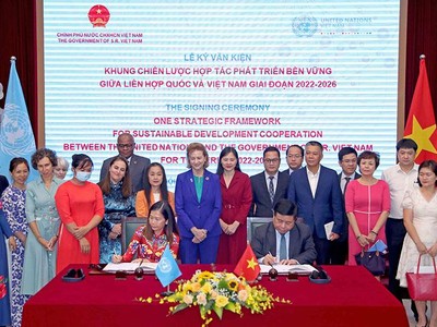 Việt Nam và Liên hợp quốc ký kết Khung chiến lược hợp tác phát triển bền vững giai đoạn 2022-2026