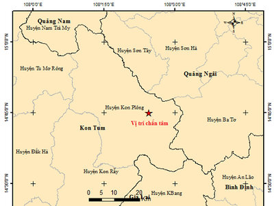 Từ tháng 4/2021 đến nay, Kon Tum ghi nhận hơn 300 trận động đất