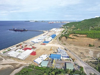 Khu kinh tế Vân Phong, tỉnh Khánh Hòa. Ảnh: Linh Đan