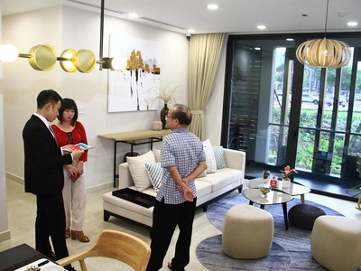 Ngày càng nhiều nhà đầu tư tìm đến nhà chung cư để giải ngân. Ảnh: Thành Nguyễn 