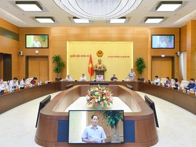 Một phiên họp của Ủy ban Thường vụ Quốc hội.