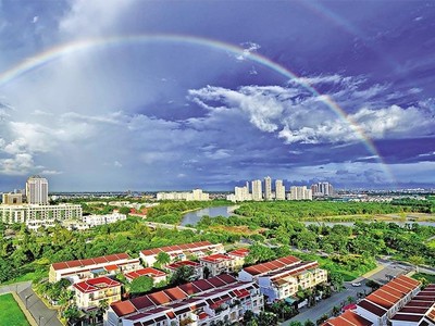 TP.HCM cần sớm hình thành thêm trung tâm đô thị mới, ngang bằng hoặc hiện đại hơn trung tâm hiện hữu để chia sẻ áp lực với khu trung tâm. Trong ảnh: Khu đô thị Phú Mỹ Hưng