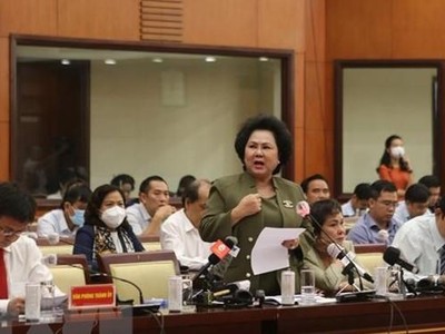 Bà Lý Kim Chi, Chủ tịch Hội Lương thực-Thực phẩm TP.HCM.