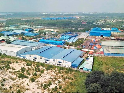 Nhiều nhà xưởng mọc trái phép trong khu hơn 72 ha của Cụm công nghiệp Phước Tân