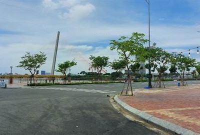 Một góc vị trí triển khai phố đi bộ đêm Bạch Đằng