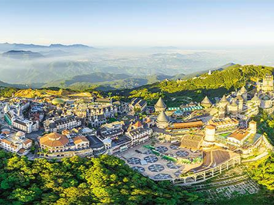 Sự góp mặt của các doanh nghiệp lớn đã mang đến vị thế khác biệt cho du lịch Việt Nam. Trong ảnh: Khu du lịch Sun Word Ba Na Hills (Đà Nẵng)