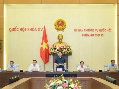 Phiên họp thứ 15 của Uỷ ban Thường vụ Quốc hội.