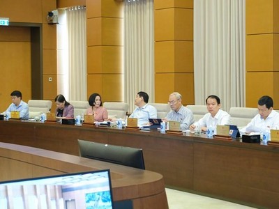 Phiên họp cho ý kiến về kết quả giám sát của Uỷ ban Thường vụ Quốc hội.