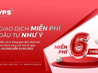 VPS tăng trải nghiệm khách hàng, tặng liền 6 tháng giao dịch phái sinh miễn phí