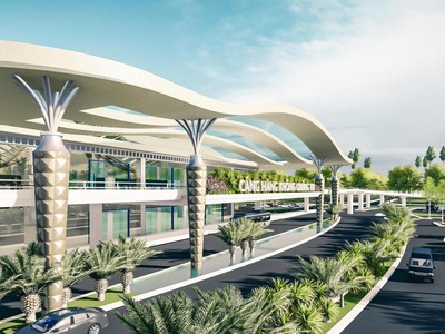 Phối cảnh nhà ga Cảng hàng không Quảng Trị.