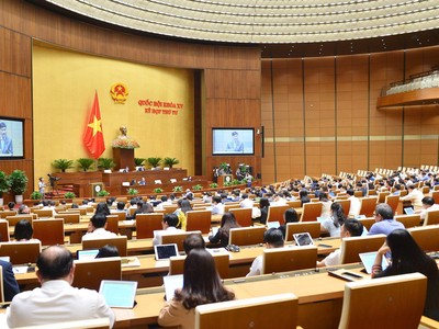 Phiên làm việc chiều 22/10 của kỳ họp thứ 4, Quốc hội XV.