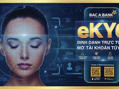 eKYC trên Mobile Banking cùng BAC A BANK