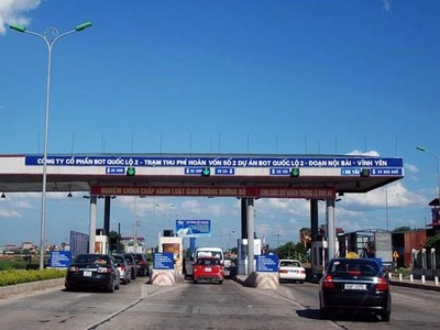 Trạm thu phí Dự án BOT QL2 Nội Bài - Vĩnh Yên.