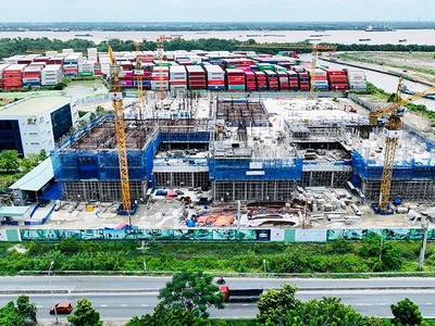 Một dự án nhà ở xã hội đang xây dựng ở TP. Thủ Đức (TP.HCM) được rao bán với giá 28 triệu đồng/m2