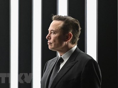 Tỷ phú Elon Musk tại một sự kiện ở Gruenheide, Đức ngày 22/3/2022. (Ảnh: AFP/TTXVN) 