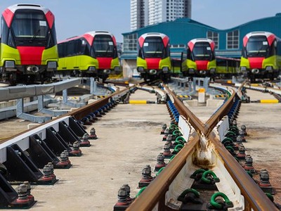 Tuyến đường sắt đô thị (metro) Nhổn – ga Hà Nội dự kiến chạy thử từ ngày 5/12/2022 trong môi trường hạn chế.