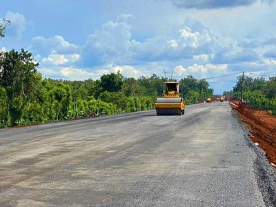 Thi công đoạn tránh phía Đông TP. Buôn Ma Thuột.