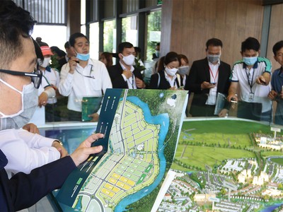 Dự án đầy đủ tiện ích, thuận tiện cho việc di chuyển vào trung tâm thành phố thu hút sự quan tâm từ thị trường. Ảnh: Lê Toàn 