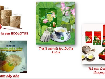 Sản phẩm OCOP tỉnh Đồng Tháp. Ảnh: www.dongthap.gov.vn