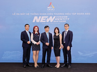 Ban lãnh đạo ASG tại sự kiện ra mắt nhận diện thương hiệu mới