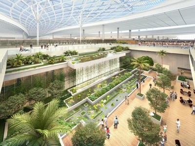 Phối cảnh nhà ga hành khách - Cảng hàng không quốc tế Long Thành.