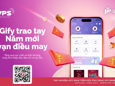 Năm mới tặng quà cực chất và thời thượng cùng Gify